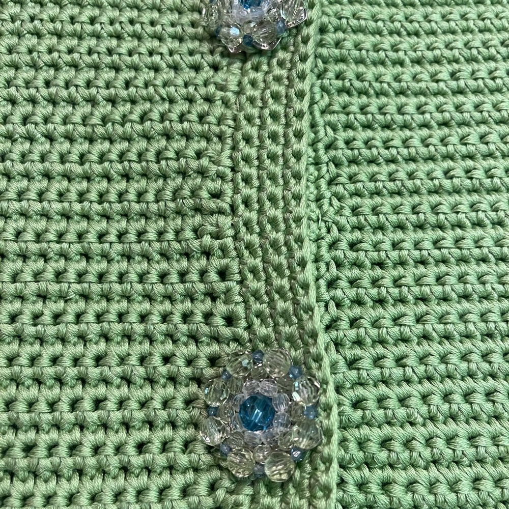 JONES NEW YORK SIGNATURE Floral Snap Handknit Cardigan - Picture 3 of 6